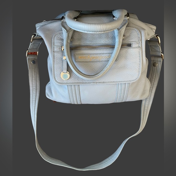 Marc by Marc Jacobs Blue Hobo Crossbody Bag 100% Cow Leather - Picture 2 of 16